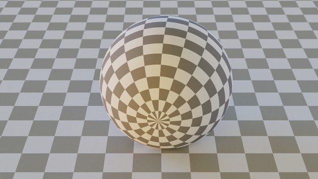 Textured sphere primitive